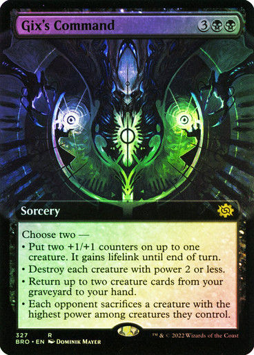 Gix's Command (BRO) / Extended Art Foil