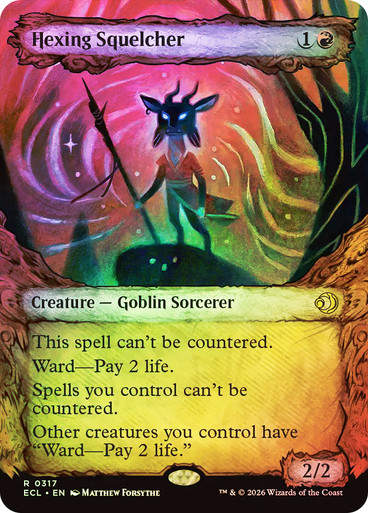 Hexing Squelcher (ECL) (317) / Showcase / Foil