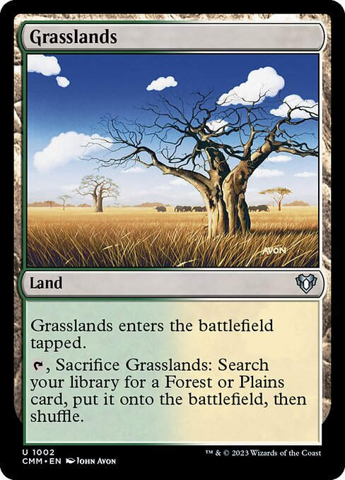 Grasslands (cmm) (Commander Deck)