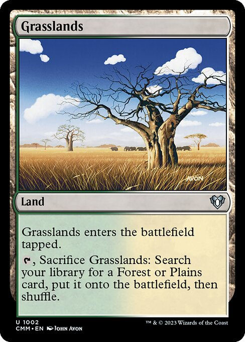 Grasslands (cmm) (Commander Deck)