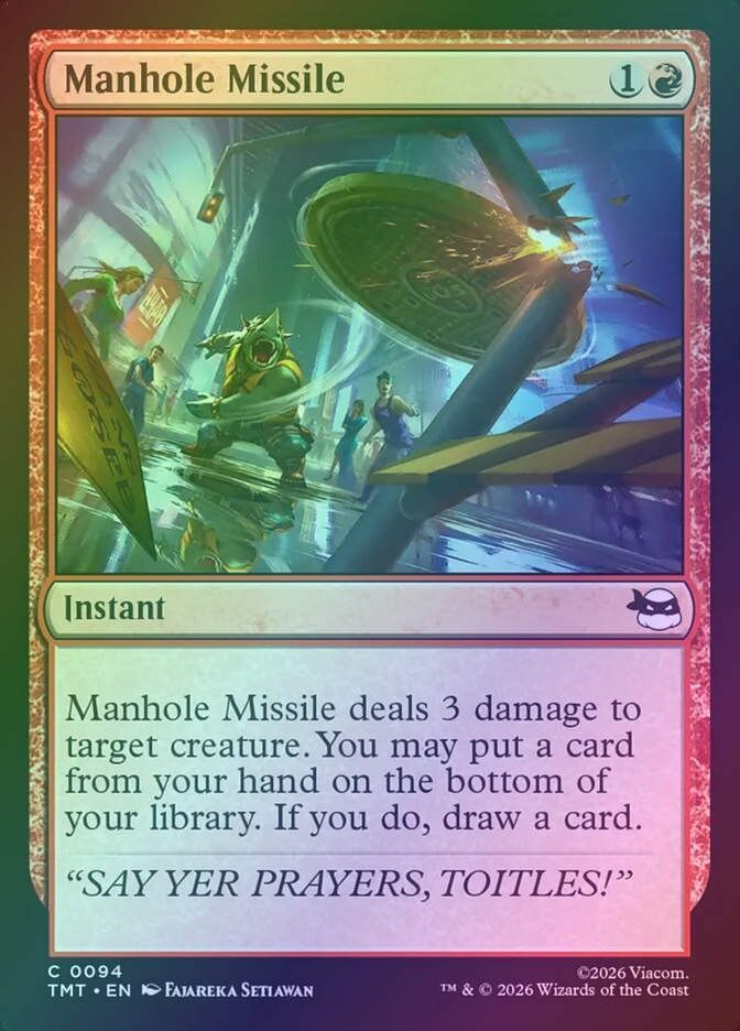 Manhole Missile (TMT) (94) / Foil