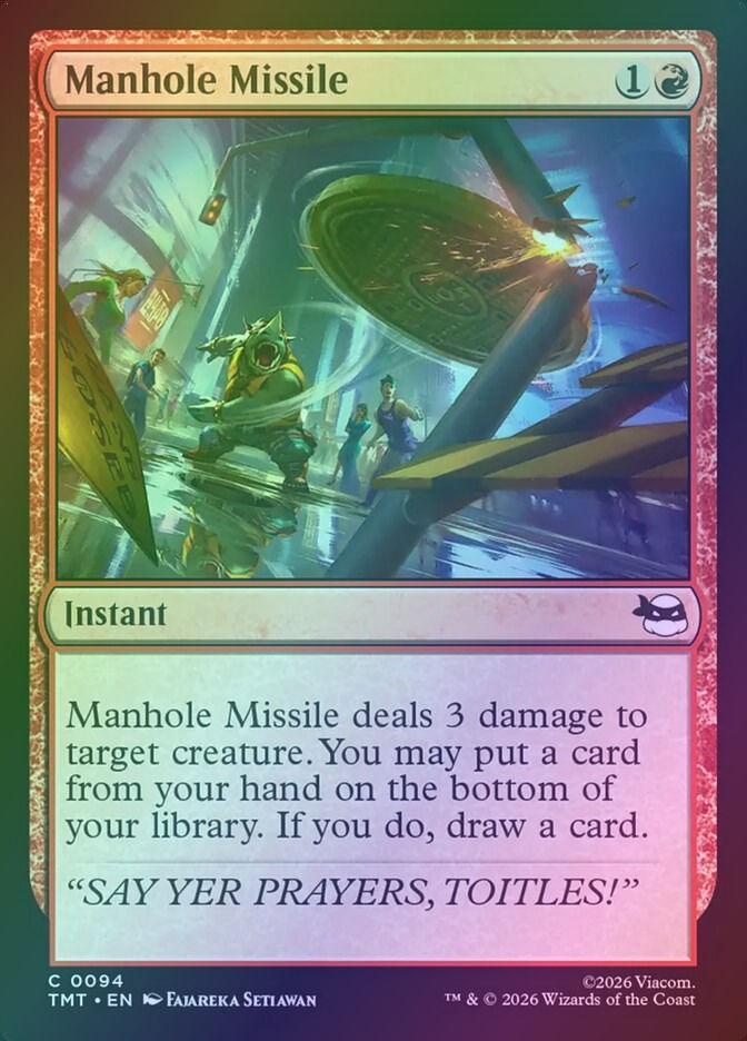 Manhole Missile (TMT) (94) / Foil