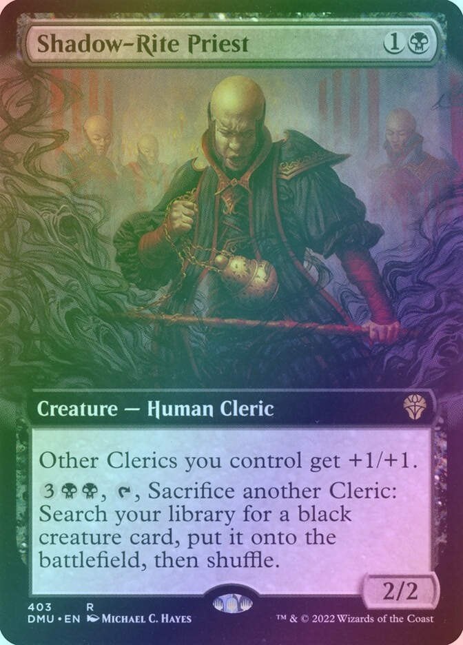 Shadow-Rite Priest (DMU) (403) / Extended Art / Foil