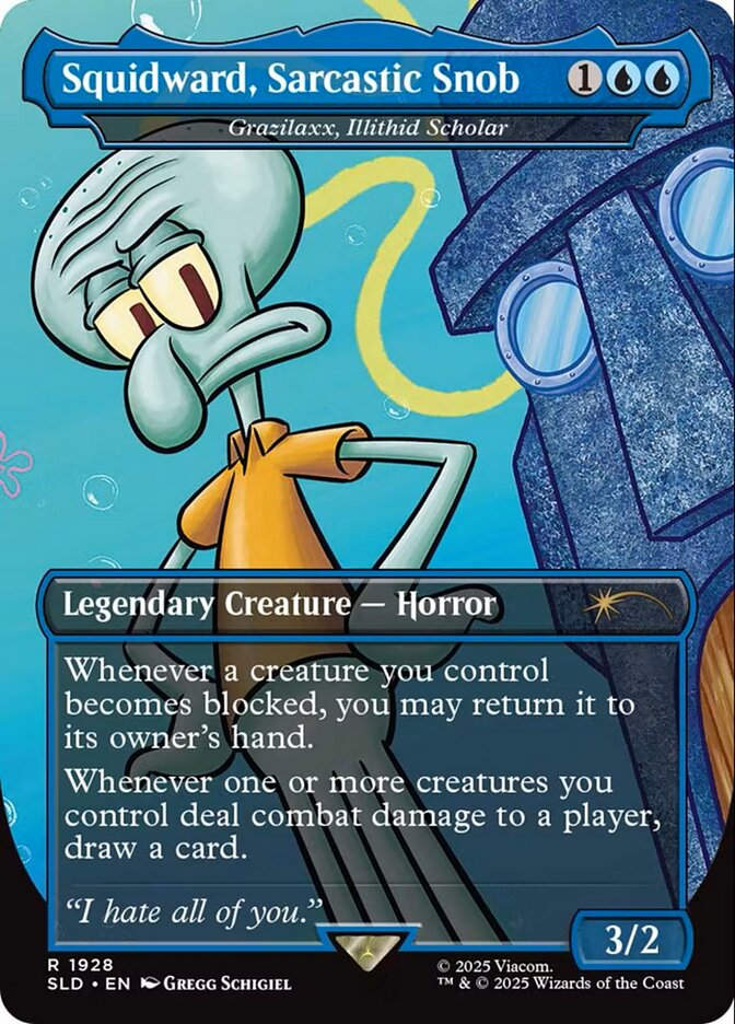 Grazilaxx, Illithid Scholar (SLD) (1928) / Borderless
