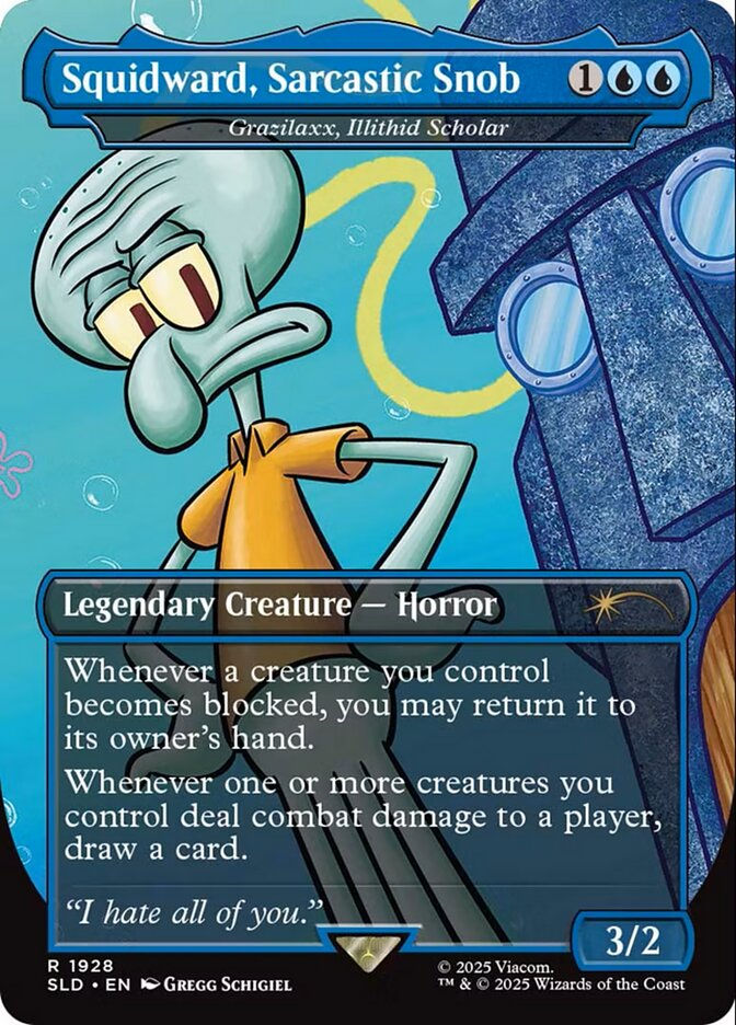 Grazilaxx, Illithid Scholar (SLD) (1928) / Borderless