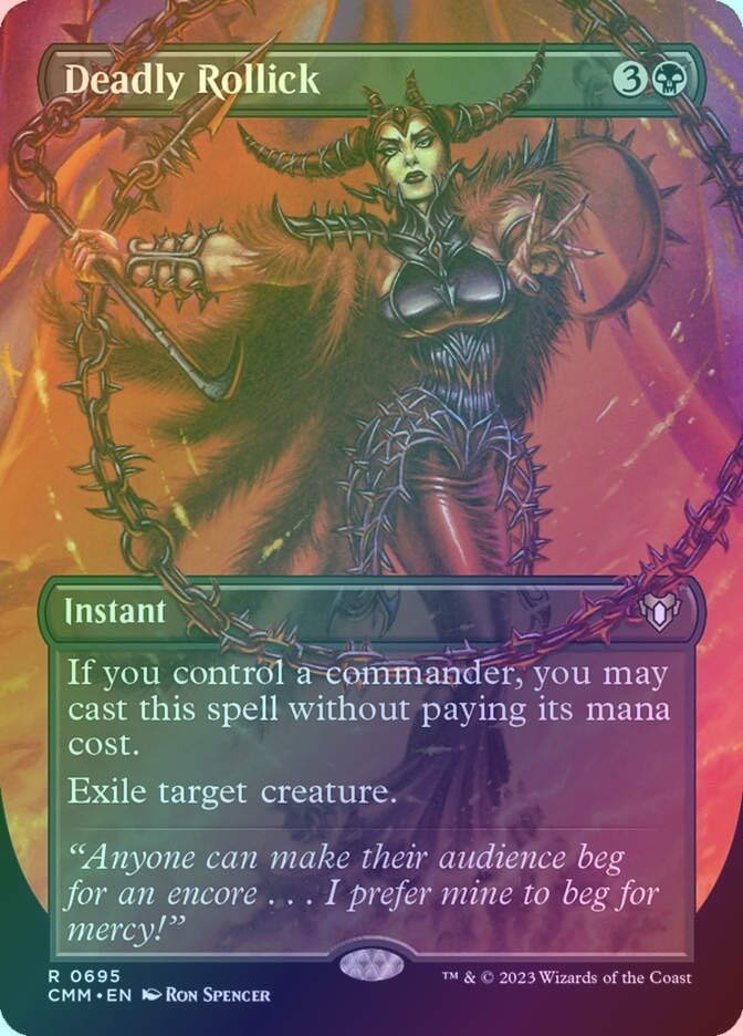 Deadly Rollick (CMM) (695) / Borderless / Foil