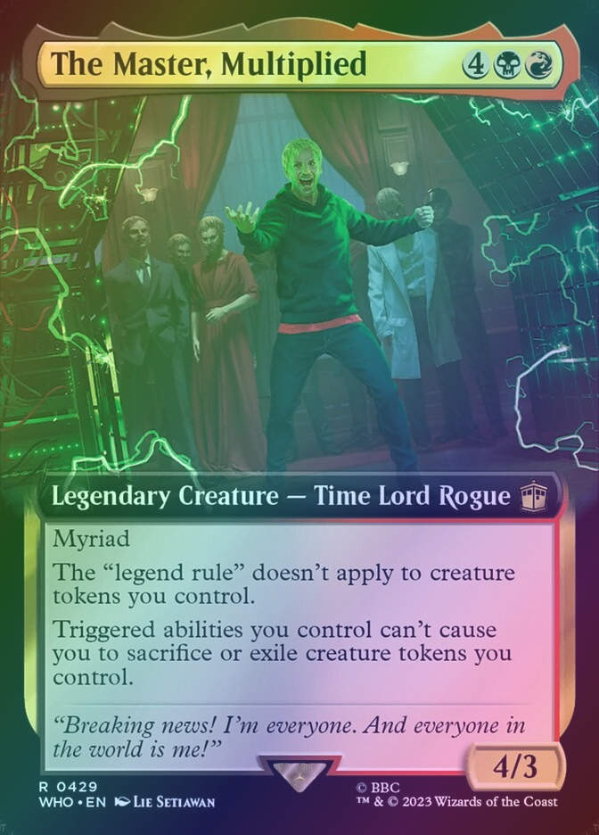 The Master, Multiplied (WHO) (429) / Extended Art / Foil