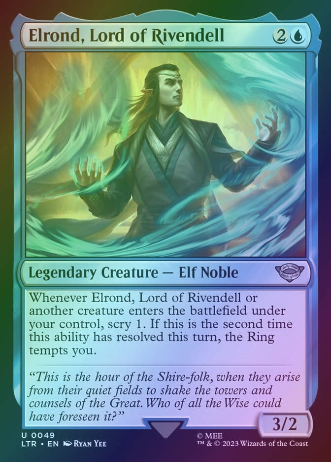 Elrond, Lord of Rivendell (LTR) (49) / Foil
