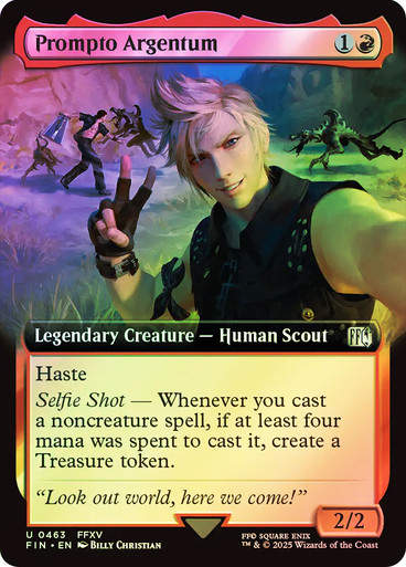 Prompto Argentum (FIN) (463) / Extended Art / Foil