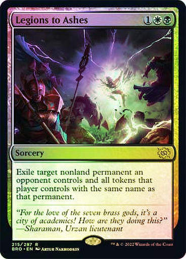 Legions to Ashes (BRO) / Foil