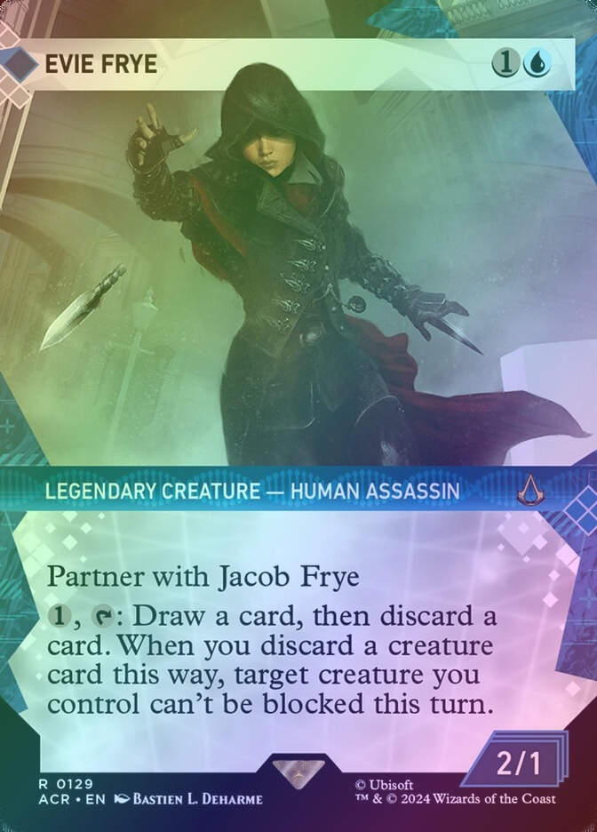 Evie Frye (ACR) (129) / Borderless / Showcase / Foil