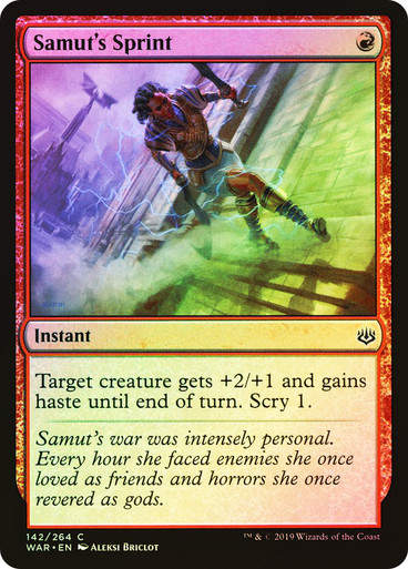 Samut's Sprint (WAR) (142) / Foil