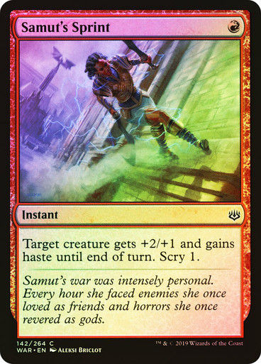 Samut's Sprint (WAR) (142) / Foil