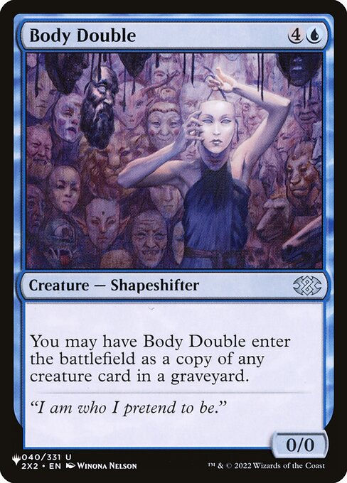 Body Double (PLST) (2X2-40)