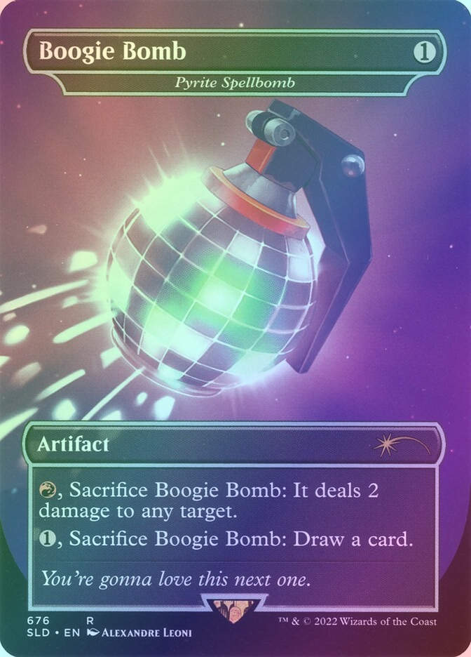Pyrite Spellbomb (SLD) (676) / Borderless / Foil