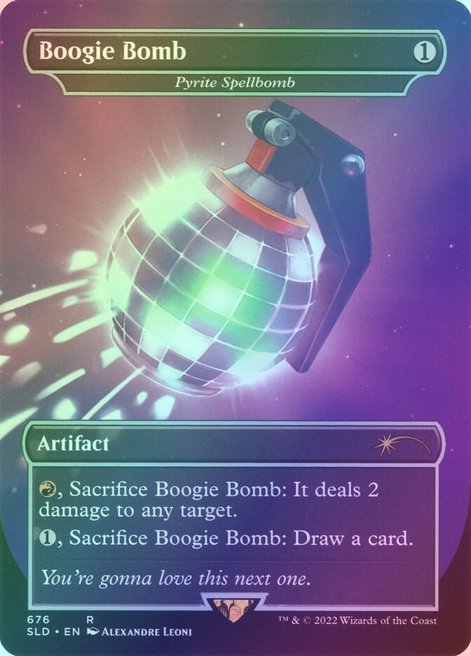 Pyrite Spellbomb (SLD) (676) / Borderless / Foil