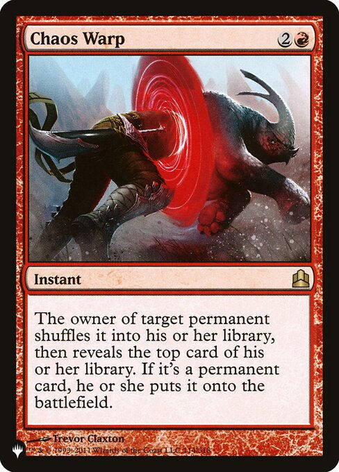 Chaos Warp (PLST) (CMD-114)