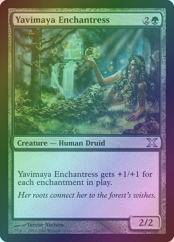 Yavimaya Enchantress (10E) (310) / Foil