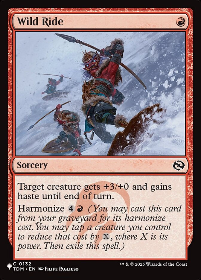 Wild Ride (PLST) (TDM-132)