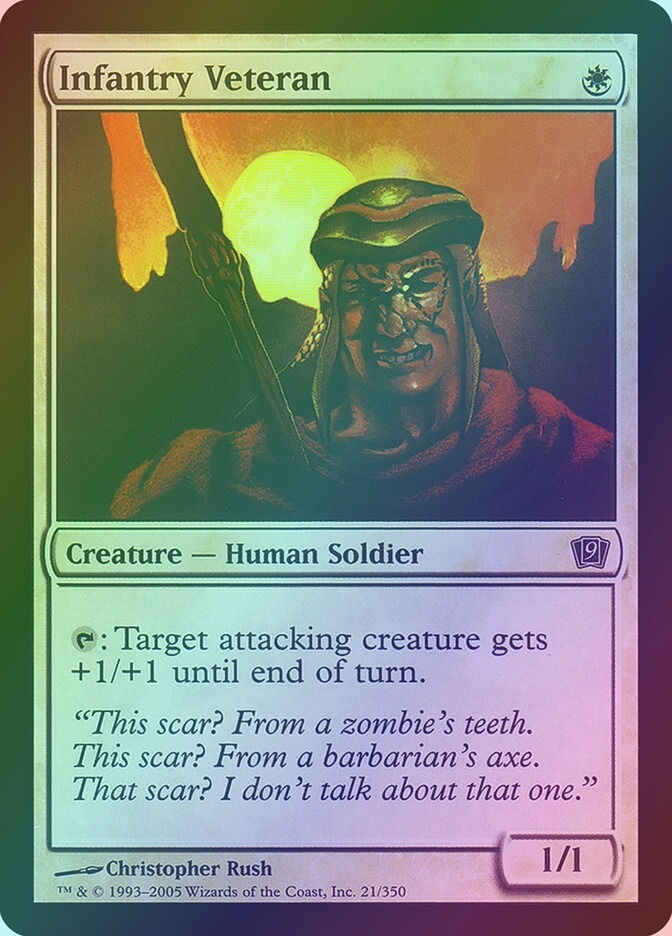 Infantry Veteran (9ED) (21★) / Foil