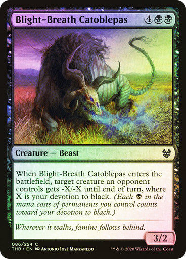 Blight-Breath Catoblepas (THB) (86) / Foil