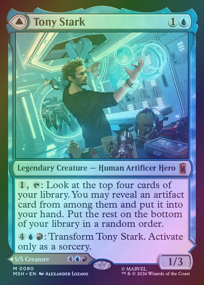 Tony Stark // The Invincible Iron Man (MSH) (80) / Foil — cara 1 de 2