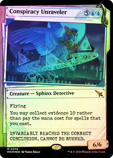 Conspiracy Unraveler (mkm) (379) / Showcase Invisible Ink