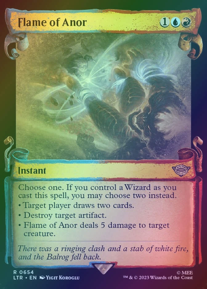 Flame of Anor (LTR) (654) / Showcase / Foil