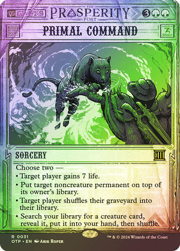 Primal Command (otp) (31) / Foil