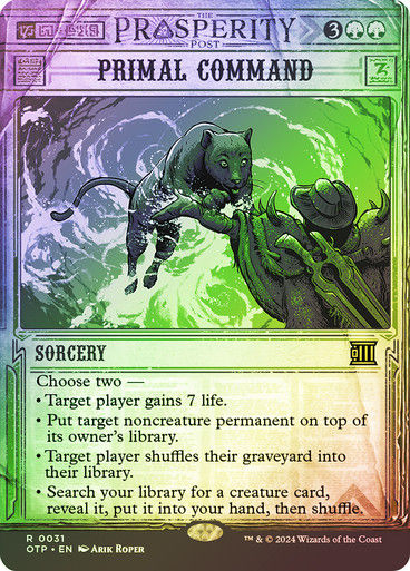 Primal Command (otp) (31) / Foil