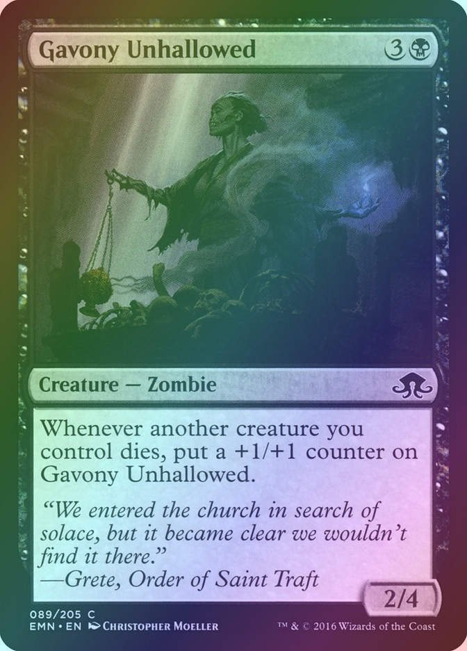 Gavony Unhallowed (EMN) (89) / Foil