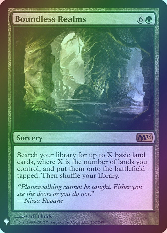 Boundless Realms (PLST) (M13-162) / Foil