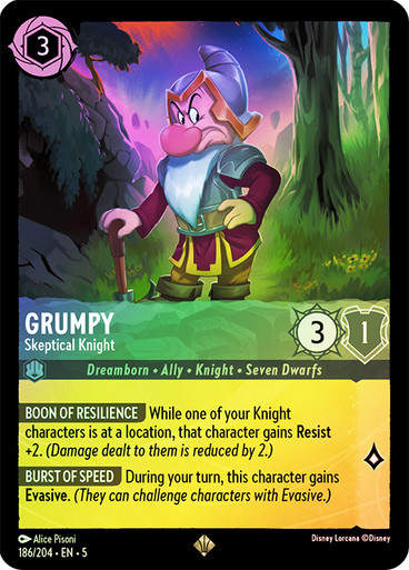 Grumpy - Skeptical Knight (LOR_SHS) / Foil