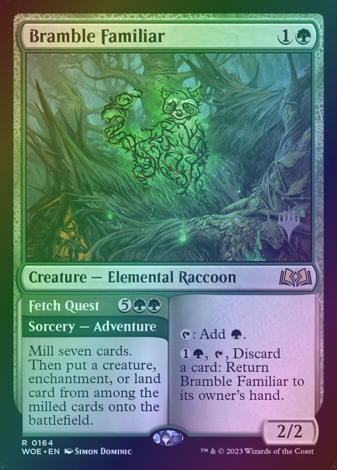 Bramble Familiar // Fetch Quest (PWOE) (164p) / Foil