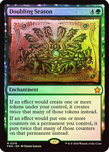 Doubling Season (FDN) (216) / Foil