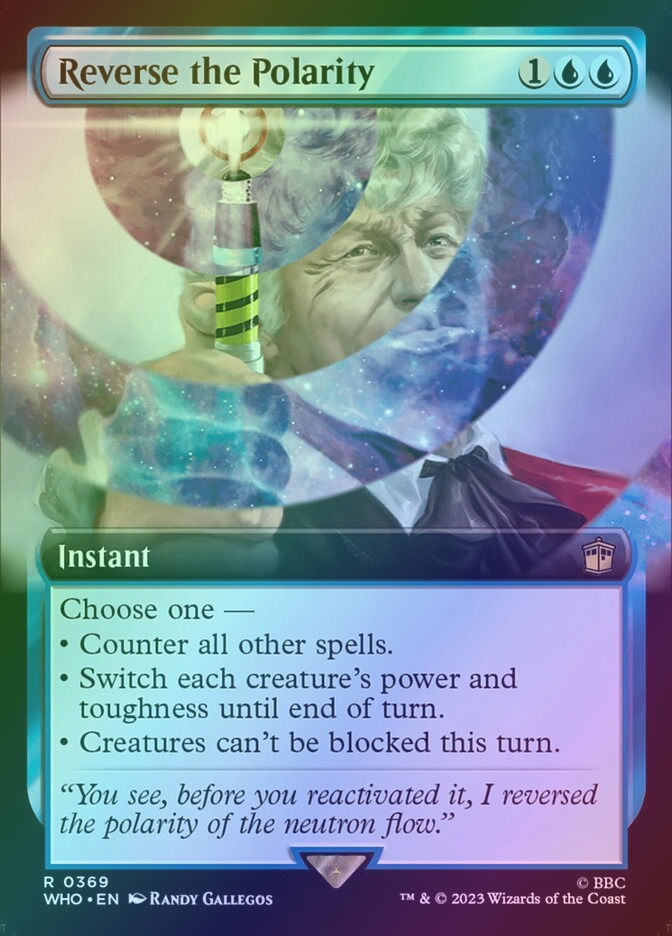 Reverse the Polarity (WHO) (369) / Extended Art / Foil