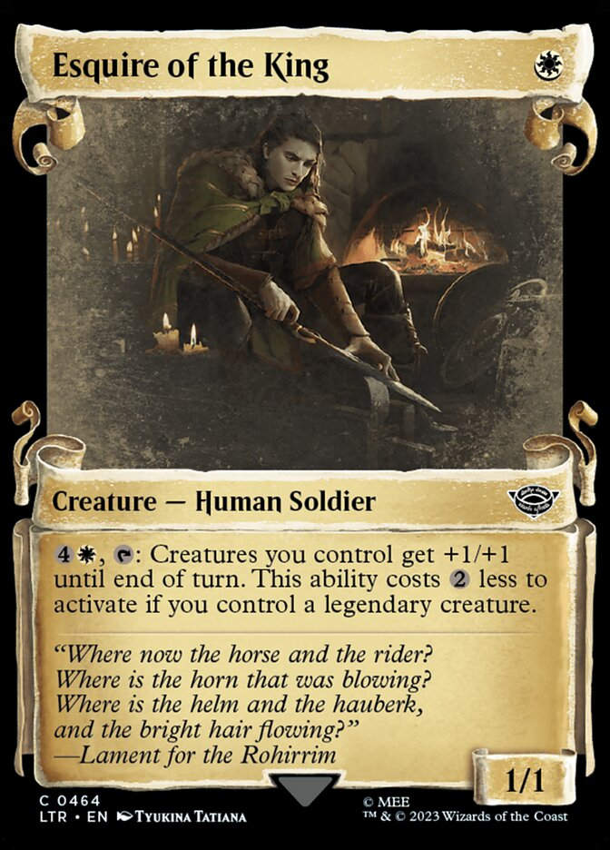 Esquire of the King (LTR) (464) / Showcase