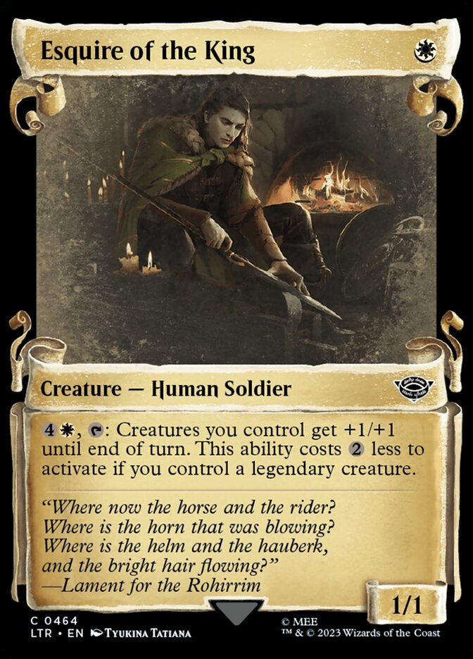Esquire of the King (LTR) (464) / Showcase