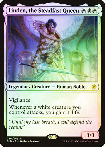 Linden, the Steadfast Queen (ELD) (20) / Foil