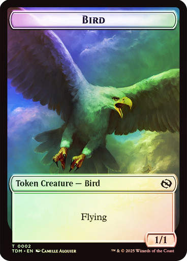 Bird (TTDM) (2) // Monk (TTDM) (3) Foil