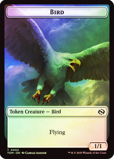 Bird (TTDM) (2) // Monk (TTDM) (3) Foil — cara 1 de 2