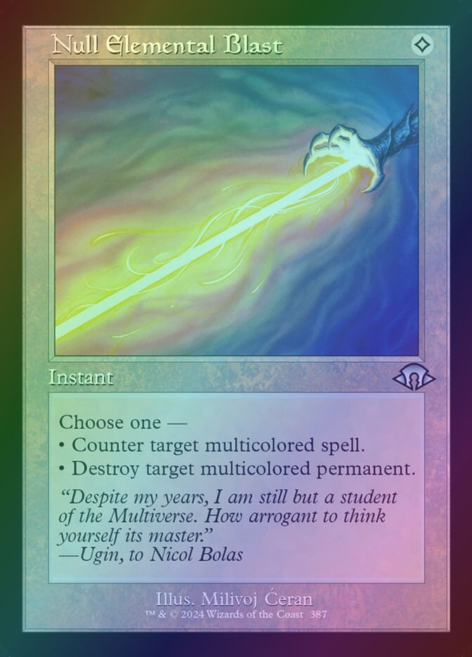 Null Elemental Blast (MH3) (387) / Foil