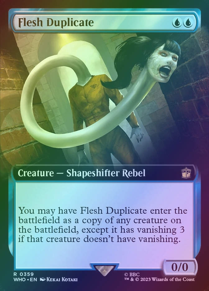 Flesh Duplicate (WHO) (359) / Extended Art / Foil