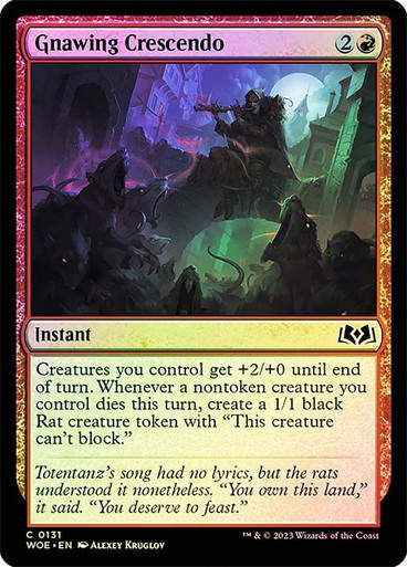 Gnawing Crescendo (woe) / Foil