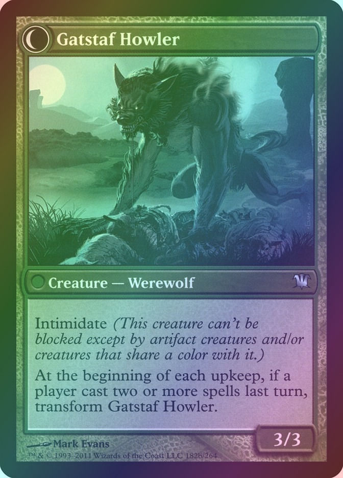 Gatstaf Shepherd // Gatstaf Howler (ISD) (182) / Foil — cara 2 de 2