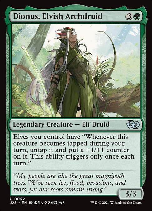 Dionus, Elvish Archdruid (J25) (52)