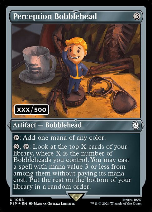 Perception Bobblehead (pip) (1058) / Extended Surge Foil