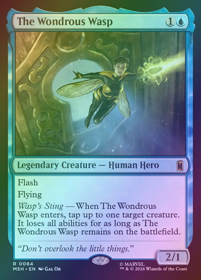 The Wondrous Wasp (MSH) (84) / Foil