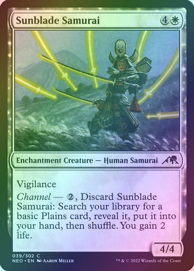 Sunblade Samurai (NEO) (39) / Foil