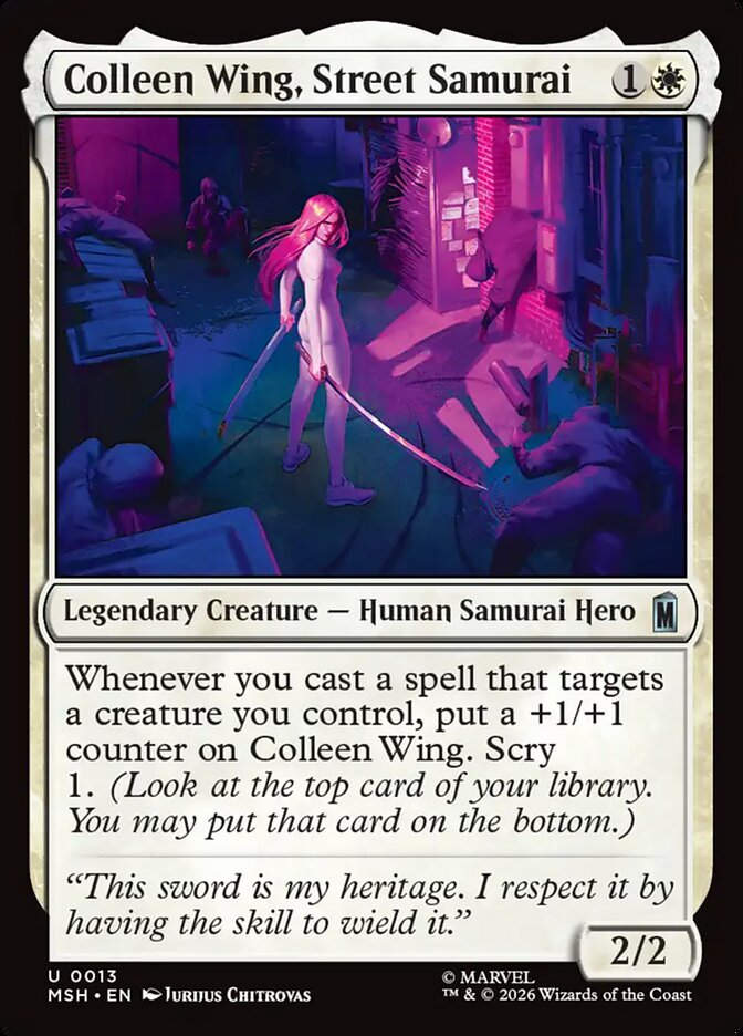 Colleen Wing, Street Samurai (MSH) (13)